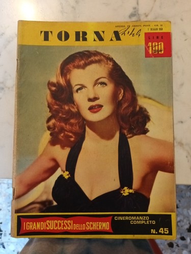 Cineromanzo 1959 torna - ,