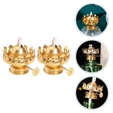  2 Pcs Stoppini Per Lampade Olio Lampada Petrolio Socchi Sostitutivi