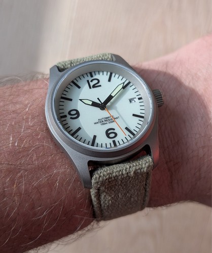 Orologio militare titanio con