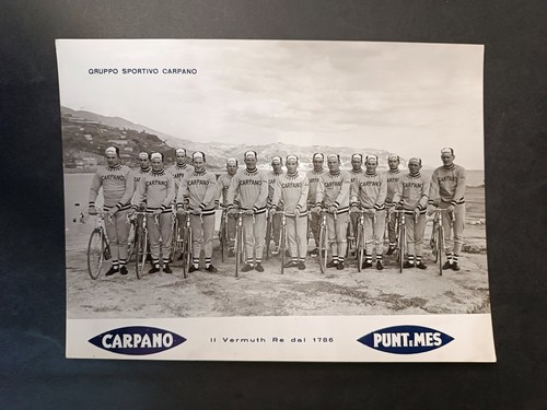 Cartolina pubblicitaria gruppo - cartolina,