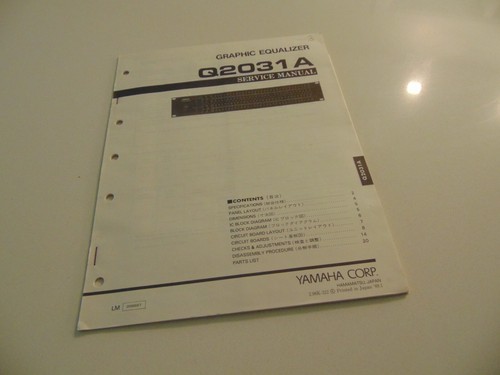 Yamaha equalizzatore grafico - equalizzatore,