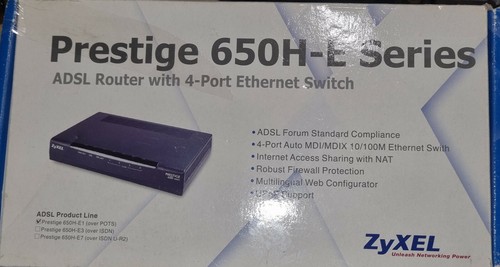Zyxel prestige 650h - zyxel, series