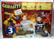 RARO 2007 GORMITI ISOLA DI GORM + 3 FIGURINE ORO ENORME PLAYSET PREZIOSI NUOVO!