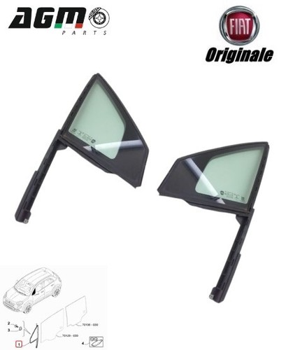 Vetro triangolo laterale - triangolo, fisso