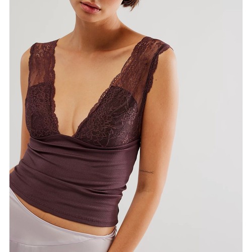 Top cami pizzo - top, con