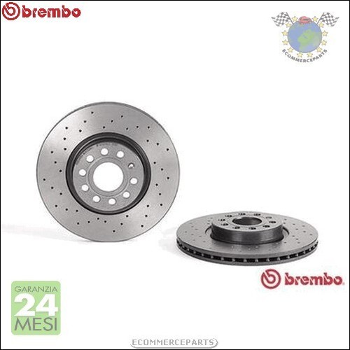 Kit coppia dischi freno - kit, forati