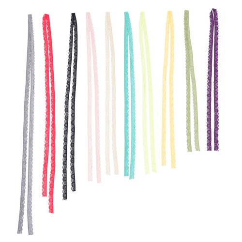 10pcs nastri pizzo cucito - 10pcs,