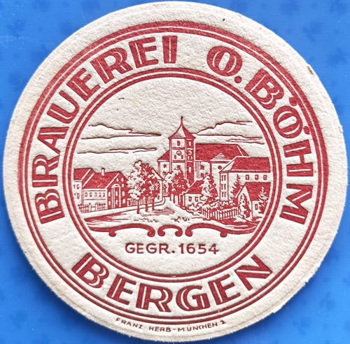 Vecchio sottobicchiere birra