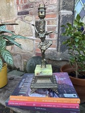 Vintage Brass Lamp Ballerina