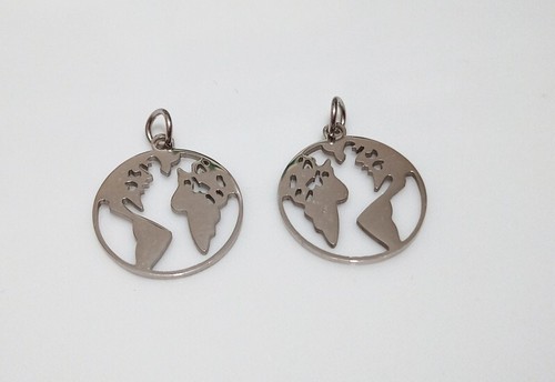 2pz ciondoli charms - mappa, in