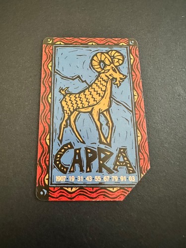 Scheda telefonica capra - scheda,