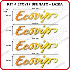 KIT 4 ADESIVI PER TUTTI I MODELLI ECOVIP LAIKA + LAMINAZIONE PROTETTIVA UV: 