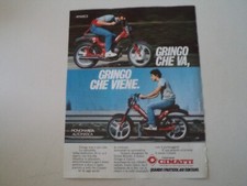 advertising Pubblicità 1981 CIMATTI GRINGO 50