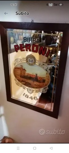 Specchio pubblicitario vintage