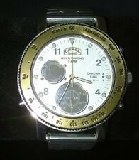OROLOGIO CAMEL TROPHY MULTICHRONO 5 ATM ACCIAIO CINTURINO ELASTICO