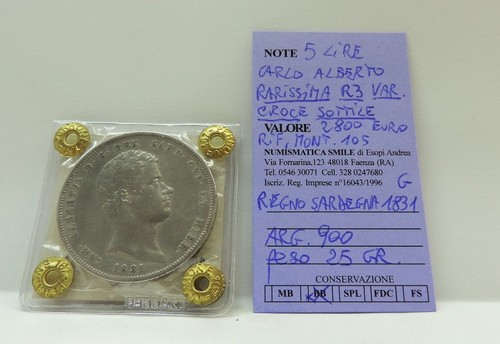 Rarissima moneta argento da - rarissima,