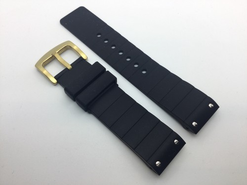 Cinturino gomma nero 23mm - in,
