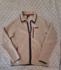 Patagonia Giacca in pile retrò da uomo beige