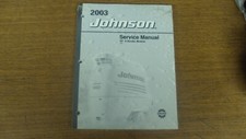 Nuovo 2003 Johnson 4 5 HP Servizio Manuale San 4 Tempi Fuoribordo P/N 5005472