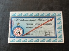 Calcio Biglietto Tessera Abbonamento Stadio F.C. Internazionale Inter 1975 1976