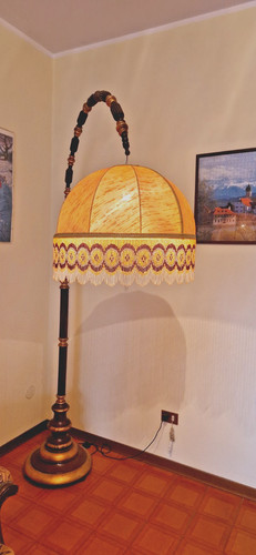 Lampada piantana legno ad - lampada,