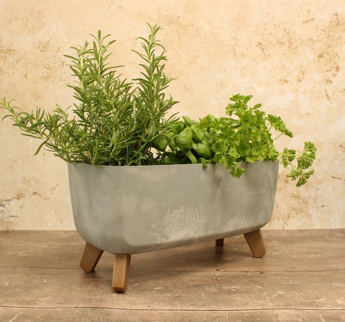 Fioriera vaso con gambe - , design
