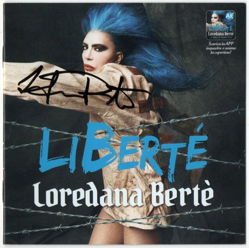 Loredana bertè signed album - loredana,