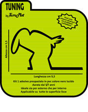 adesivo anni 70 la linea che