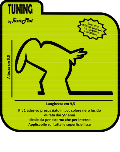 Adesivo anni linea che - 70,