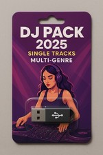USB PEN 16GB DJ PACK WITH 20 MUSIC GENRES FOR DJ SET NEW 2025 