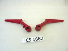 Coppia pedane poggiapiedi rosse Guzzi Stornello 125 Nuovo fondo di magazzino ...