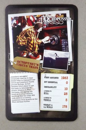 Card james bond 007 gadget - 1, x