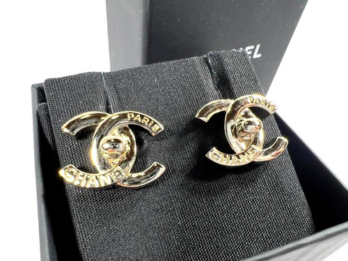 Chanel authentic gold turnlock - chanel,