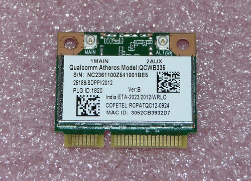 Qualcomm atheros qcwb335 - qcwb335, wi-fi