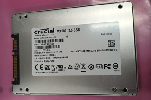 Ssd sata crucial - sata,