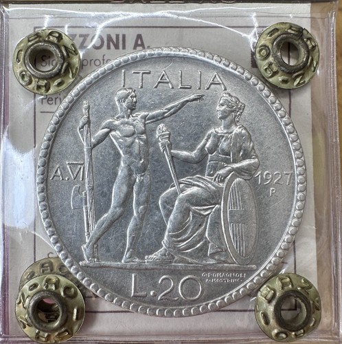 Moneta regno italia - 20, lire
