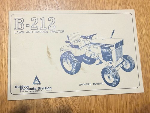 Allis chalmers 210 b210 - chalmers, b-210