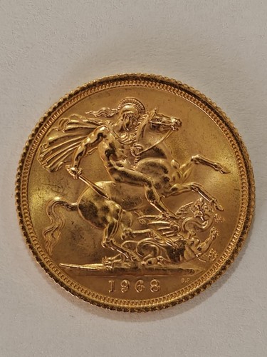 Sterlina oro 1968 - sterlina, regina