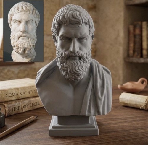 Busto epicuro statua - busto,