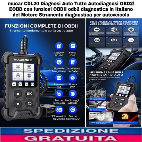 Mucar cdl20 diagnosi auto - mucar,