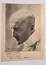 STAMPA FOTO AUTOGRAFO D'ANNUNZIO