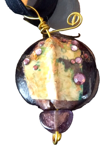 Amuleto ciondolo klimt - ciondolo,