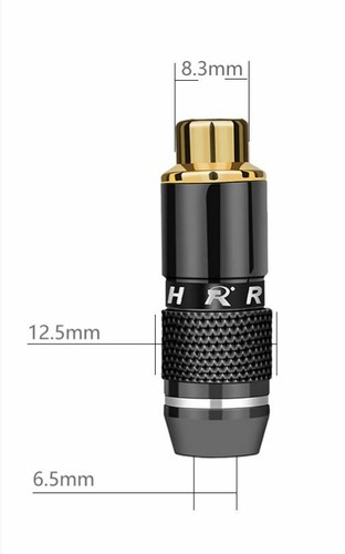 Connettore rca femmina cavo - connettore,
