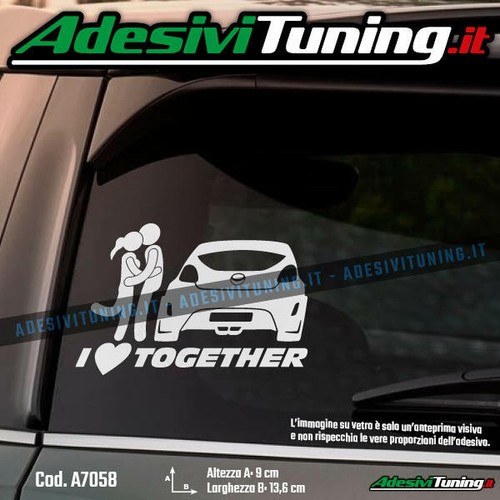 Adesivo love together - i,