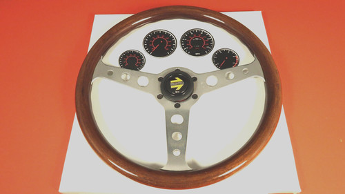 Vintage momo wooden steering - wooden,