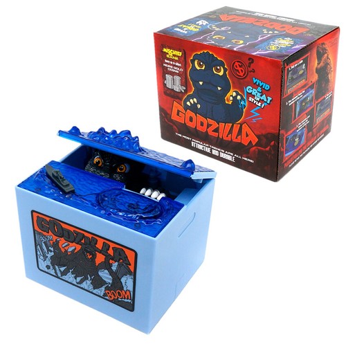 Godzilla piggy bank money - godzilla,