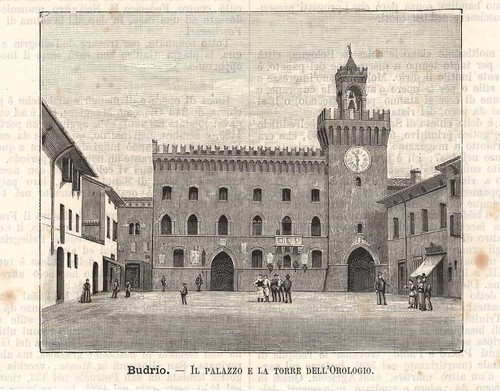 Budrio piazza torre - piazza,