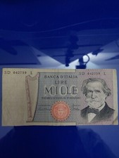 Banconota mille lire Giuseppe