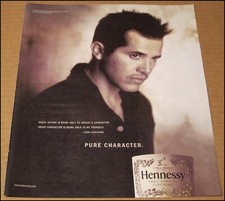 Pubblicità Pubblicità Stampa Cognac John Leguizamo Hennessy 2006 Vintage 10" x 12"