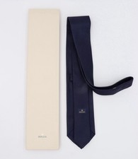ROLEX TIE 100% SILK BLUE